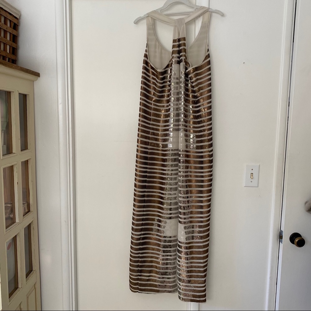 BCBGMaxazria Amarel Sequined Maxi Dress - Picture 6 of 10